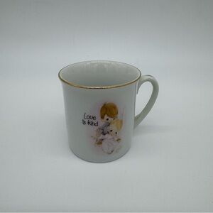 Precious Moments Love is Kind Mug - White and Gold